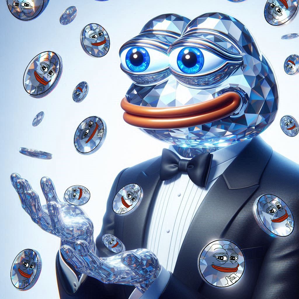 Pepe Diamond Raining Coins