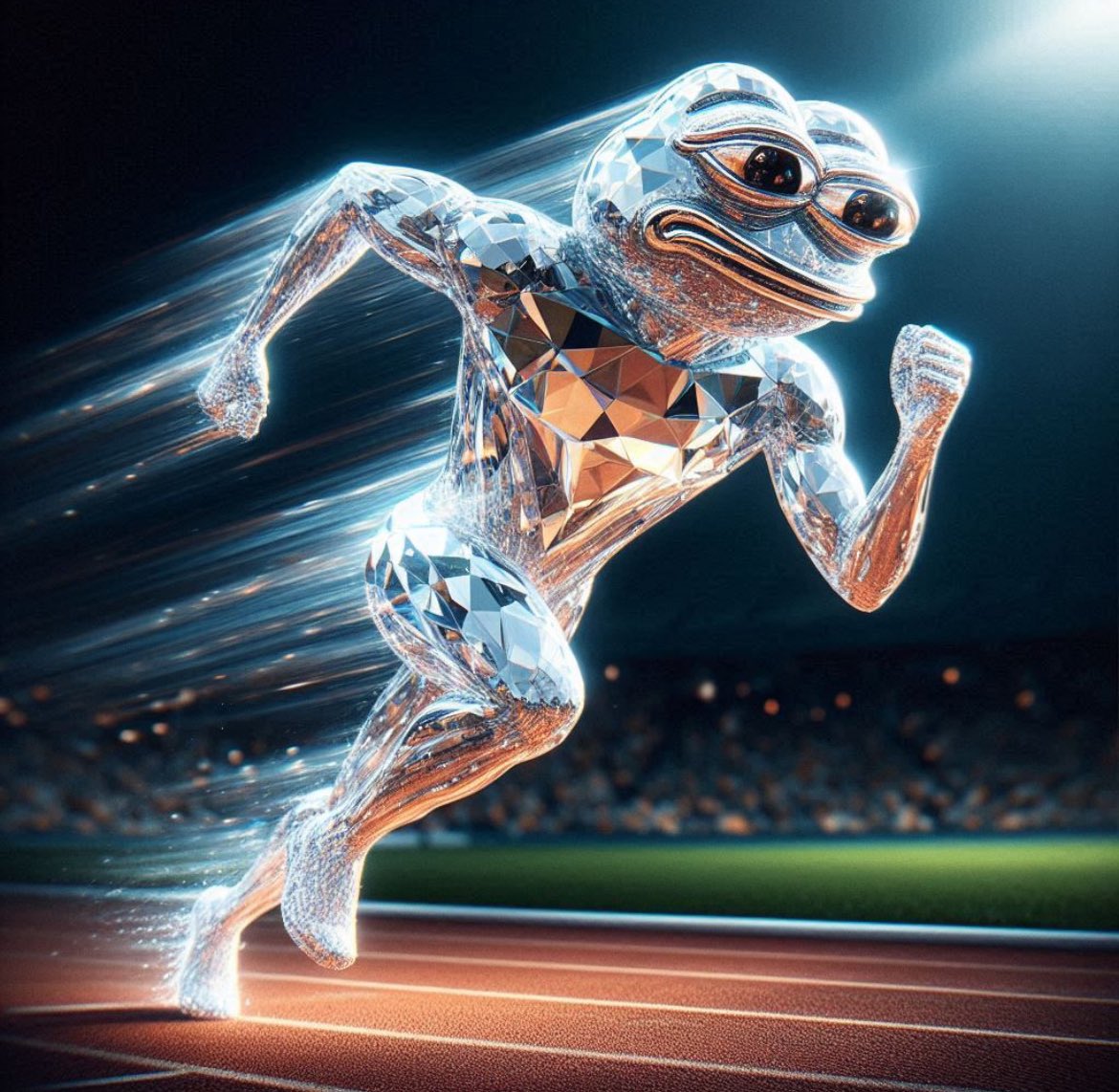 Pepe Diamond Sprinting Running