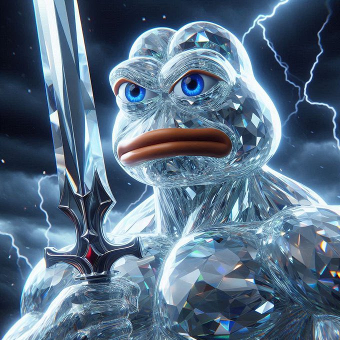 Pepe Diamond Sword Lightning